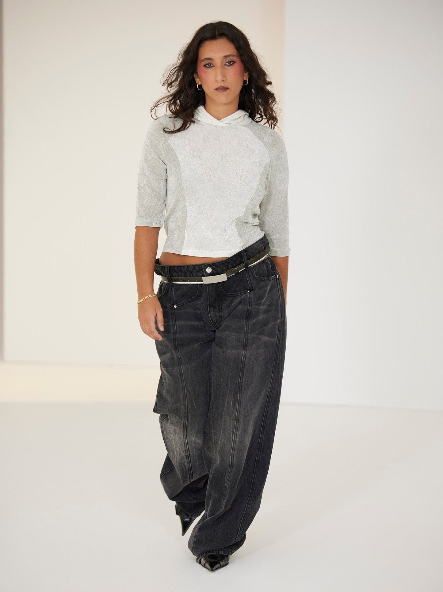 Ramp Tramp Scalloped Pocket Jeans-NIAMH GALEA-APOC STORE