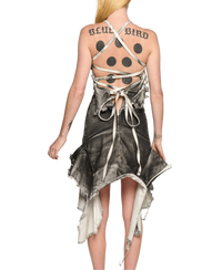 Fishnet Dress White-Karlaidlaw-APOC STORE
