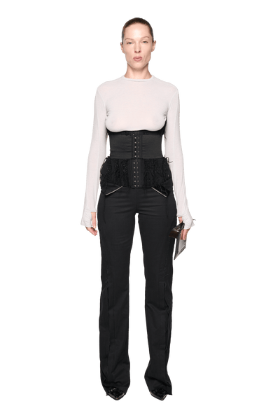Nicole Under Bust Corset - Black