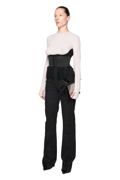 Nicole Under Bust Corset - Black