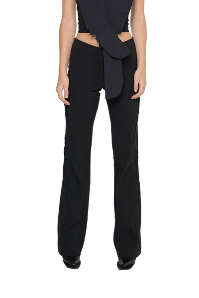 Spliced Pant Low Rise - Black