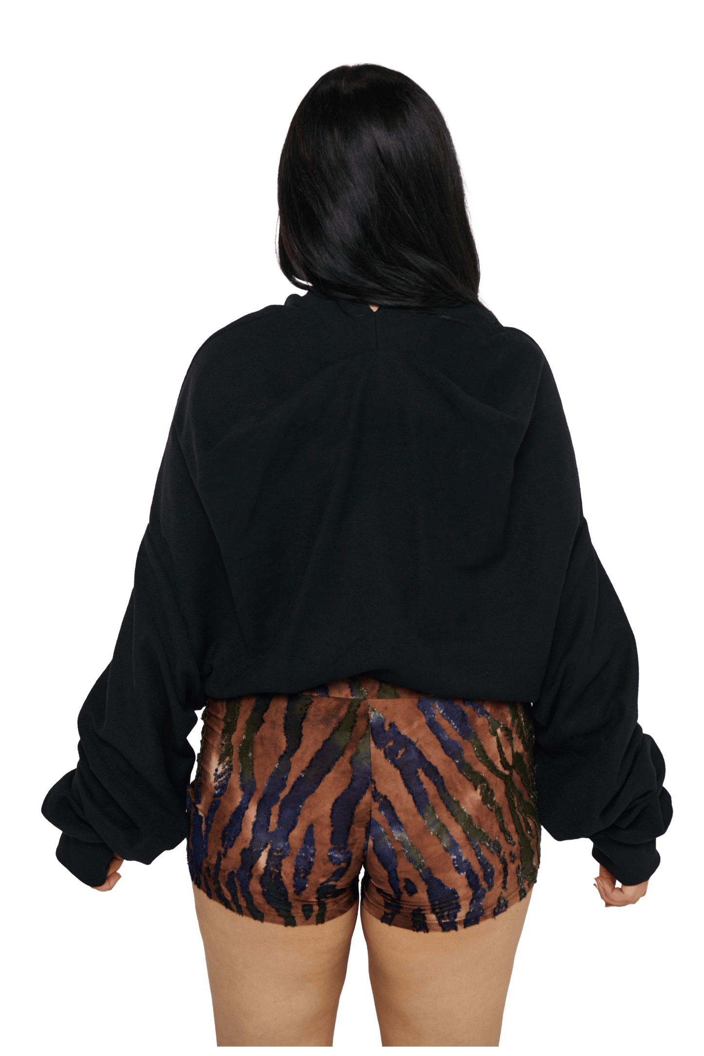 Upside Down Jumper Black-Karlaidlaw-APOC STORE