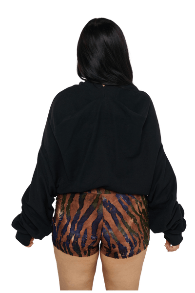 Upside Down Jumper Black-Karlaidlaw-APOC STORE