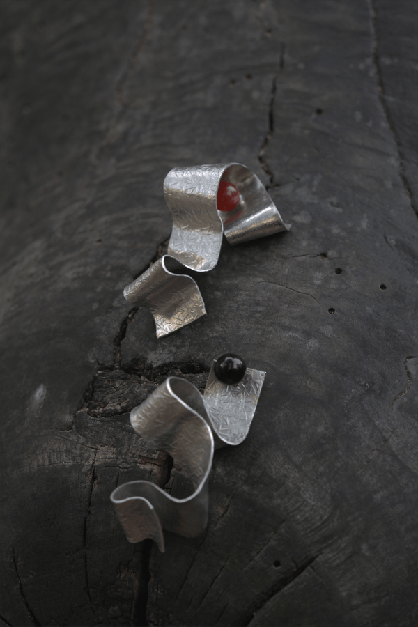 Bendable Earrings 'Rubans Métalliques'-TRANSE PARIS-APOC STORE