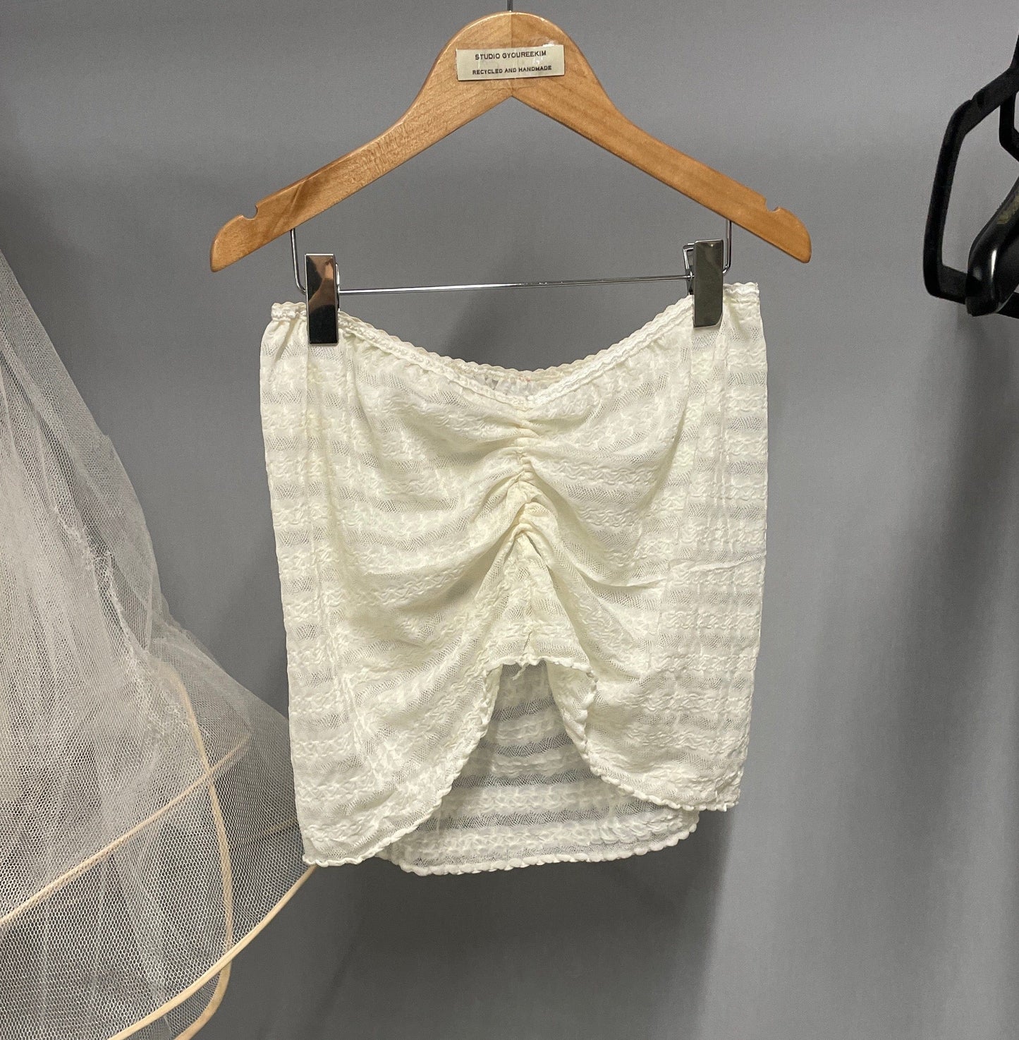 Lace Jersey Tube Top / Skirt (2way)-Gyouree Kim-APOC STORE