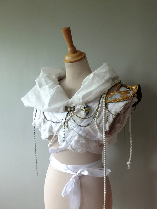 Golden mask top-Polyhedron-APOC STORE