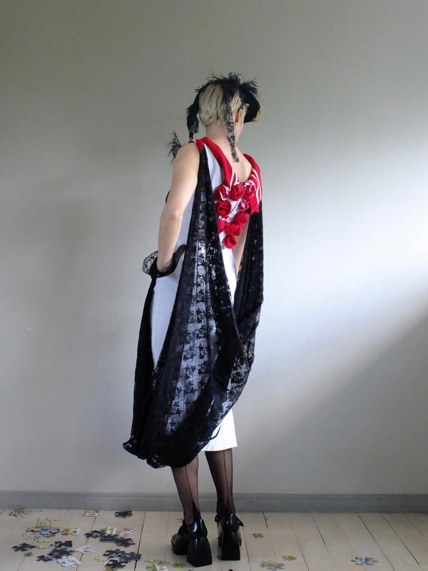 Enchanted rose dress-Polyhedron-APOC STORE