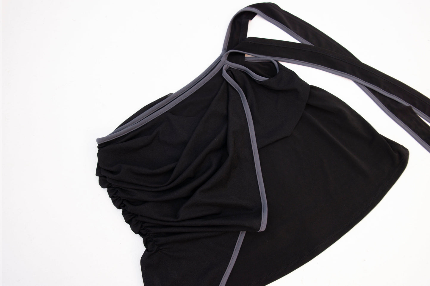 TWIST WRAP SKIRT BLACK-Lalameemee-APOC STORE