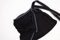 TWIST WRAP SKIRT BLACK-Lalameemee-APOC STORE