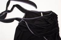 TWIST WRAP SKIRT BLACK-Lalameemee-APOC STORE