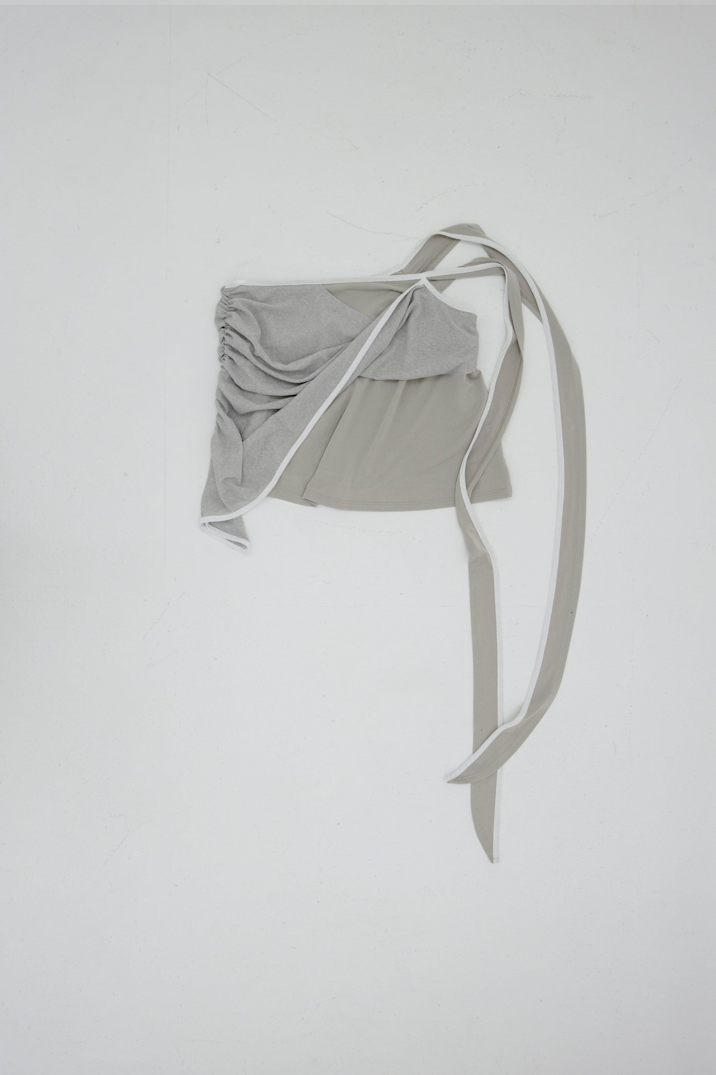 TWIST WRAP SKIRT GREY-Lalameemee-APOC STORE