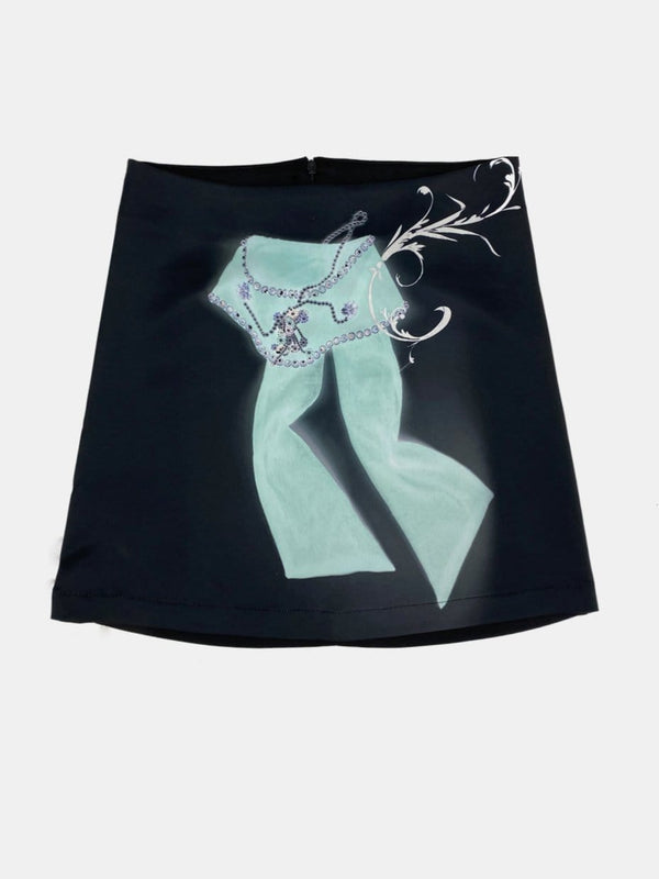 AYAM SATIN SKIRT-Lalameemee-APOC STORE