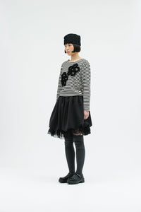 JERSEY BALLOON SHAH SKIRT BLACK-SAENGIN STUDIOS-APOC STORE