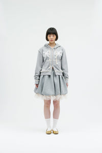 JERSEY BALLOON SHAH SKIRT GRAY-SAENGIN STUDIOS-APOC STORE
