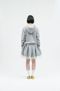 JERSEY BALLOON SHAH SKIRT GRAY-SAENGIN STUDIOS-APOC STORE