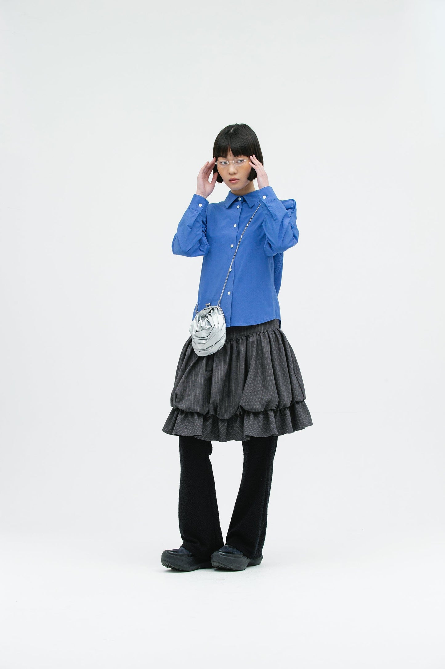 ROSE DISCORD CHAIN BAG SILVER-SAENGIN STUDIOS-APOC STORE