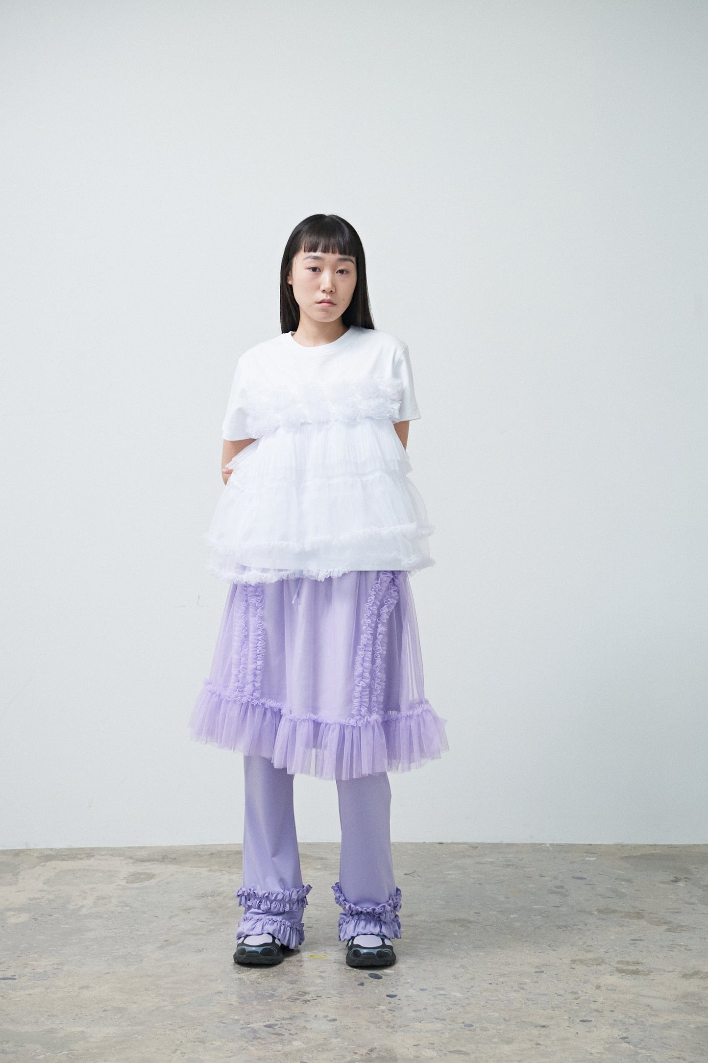 ROSE SYMPHONY SHORT SLEEVE WHITE-SAENGIN STUDIOS-APOC STORE