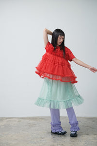 ROSE SYMPHONY SHORT SLEEVE RED-SAENGIN STUDIOS-APOC STORE