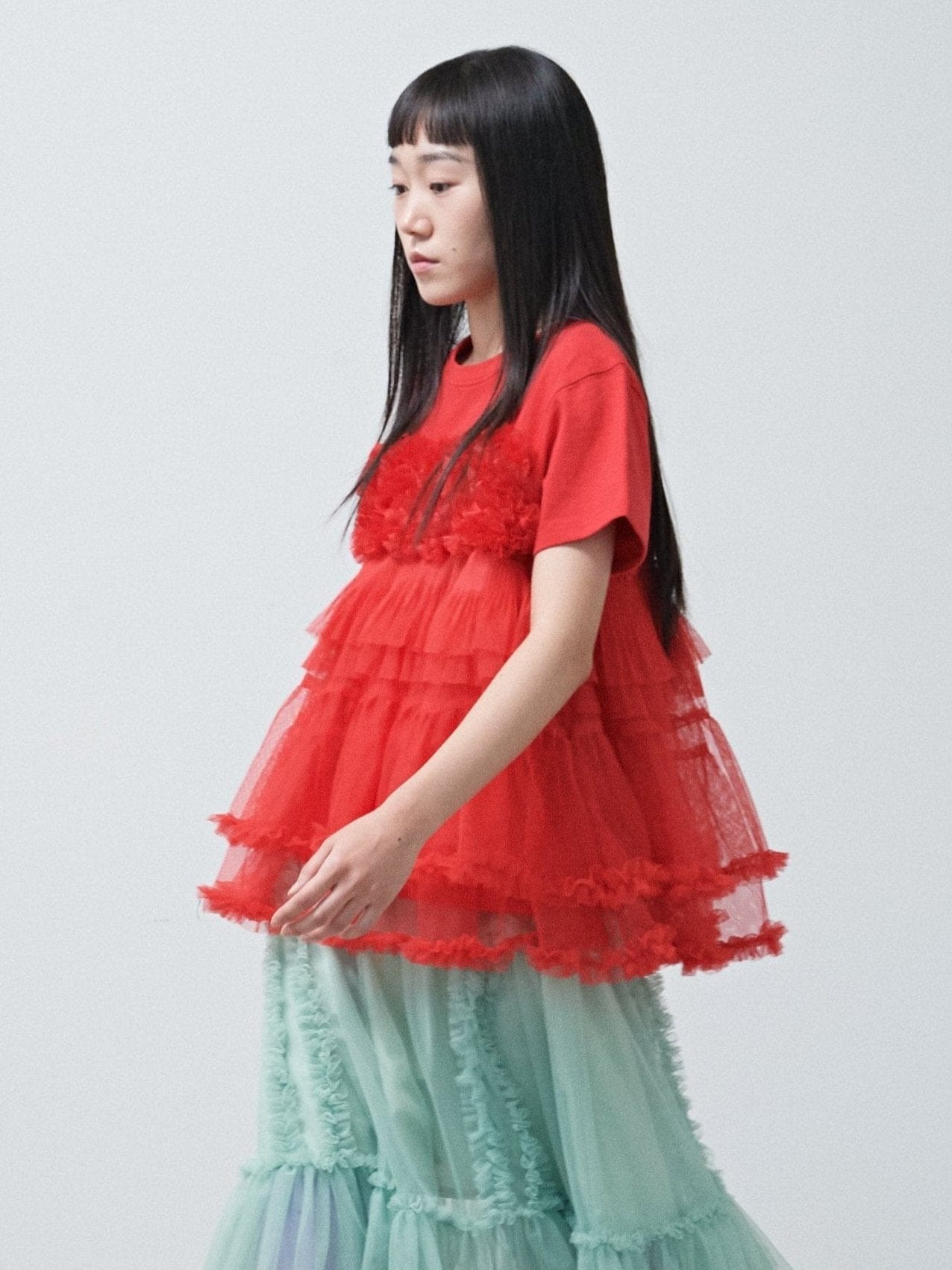 ROSE SYMPHONY SHORT SLEEVE RED-SAENGIN STUDIOS-APOC STORE