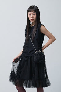 HALF SHA VEST BLACK-SAENGIN STUDIOS-APOC STORE