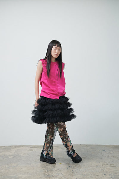 HALF SHA VEST PINK-SAENGIN STUDIOS-APOC STORE