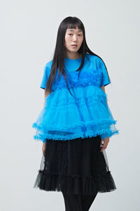 ROSE SYMPHONY SHORT SLEEVE BLUE-SAENGIN STUDIOS-APOC STORE