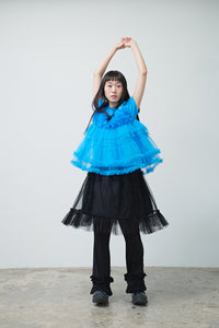 ROSE SYMPHONY SHORT SLEEVE BLUE-SAENGIN STUDIOS-APOC STORE