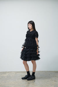 ROSE SYMPHONY SHORT SLEEVE BLACK-SAENGIN STUDIOS-APOC STORE