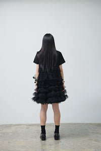 ROSE SYMPHONY SHORT SLEEVE BLACK-SAENGIN STUDIOS-APOC STORE