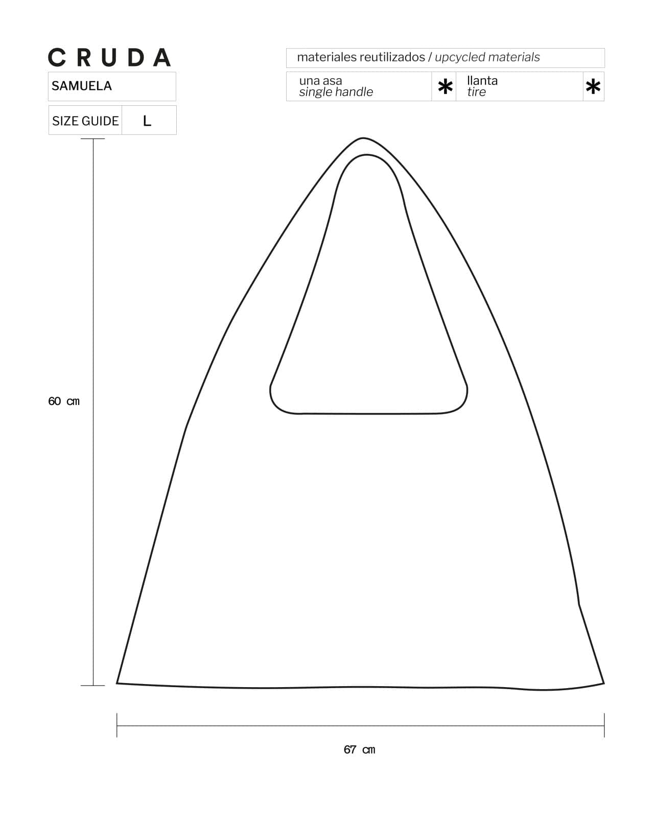 Samuela Bag Grande-CRUDA-APOC STORE