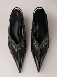 Black Scylla Pumps-Invasive Modification-APOC STORE