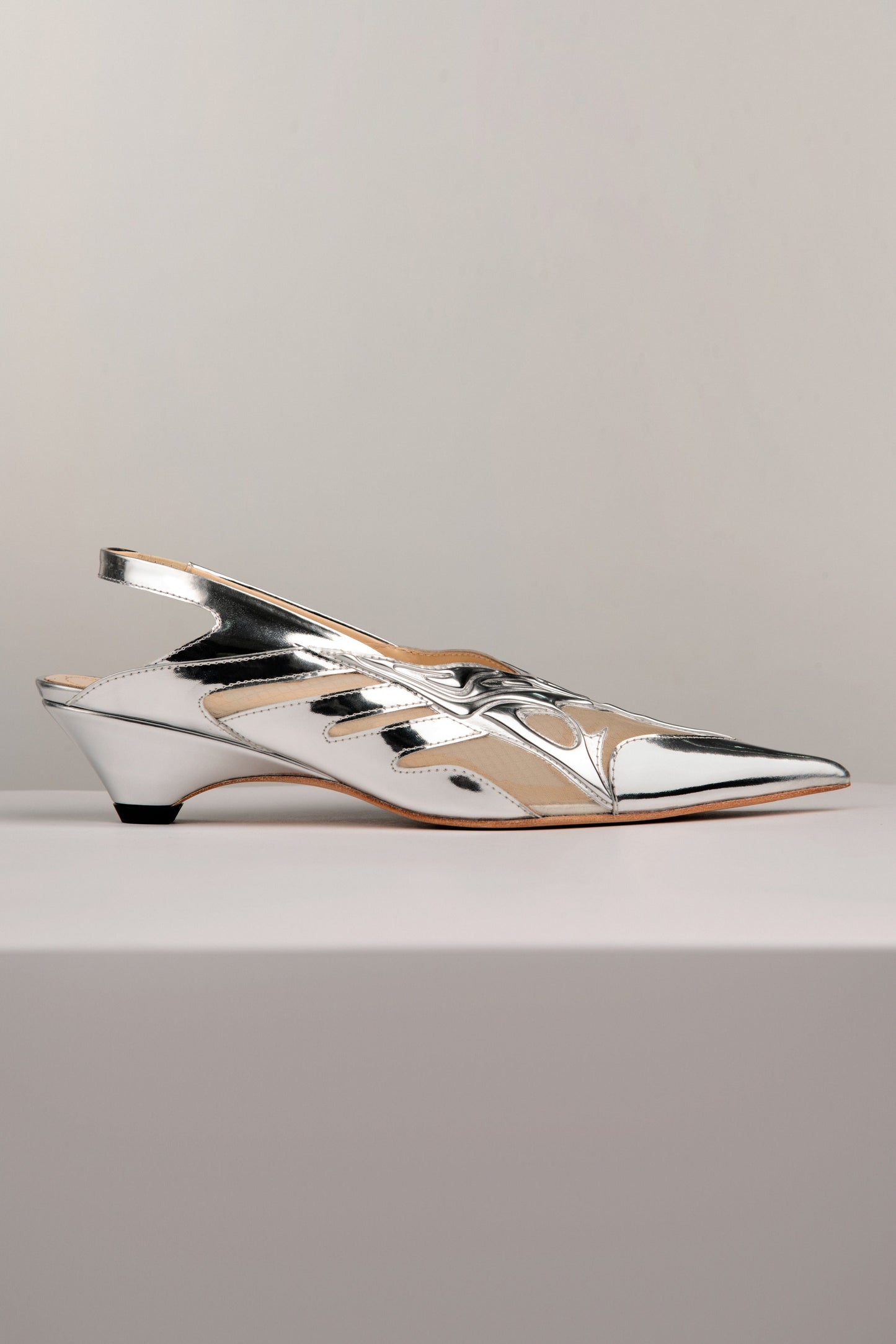 Silver Scylla Pumps-Invasive Modification-APOC STORE