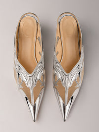 Silver Scylla Pumps-Invasive Modification-APOC STORE