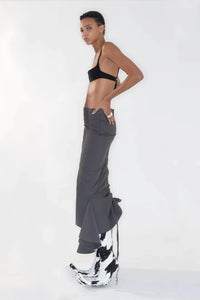 Drawstring Low Long Skirt-Issa Eakin-APOC STORE