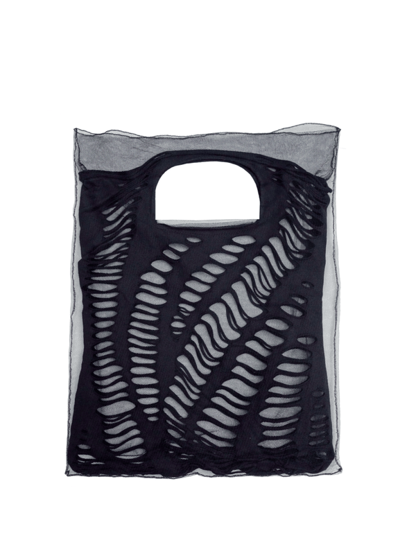 TULLE / CUT JERSEY SHOPPER-Sia Arnika-APOC STORE
