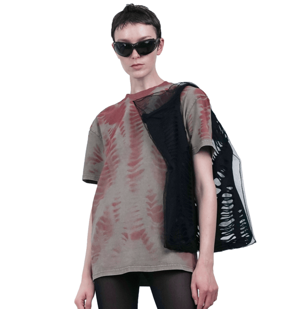 TULLE / CUT JERSEY SHOPPER-Sia Arnika-APOC STORE