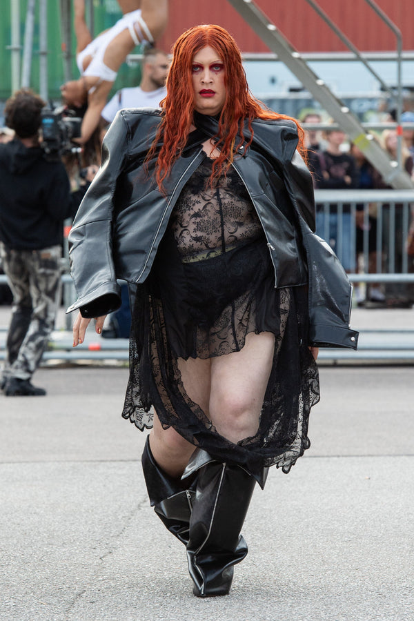 Black nightgown-Alectra Rothschild / Masculina-APOC STORE