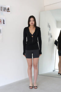 POLO JERSEY SHIRTS (BLACK)-Lalameemee-APOC STORE