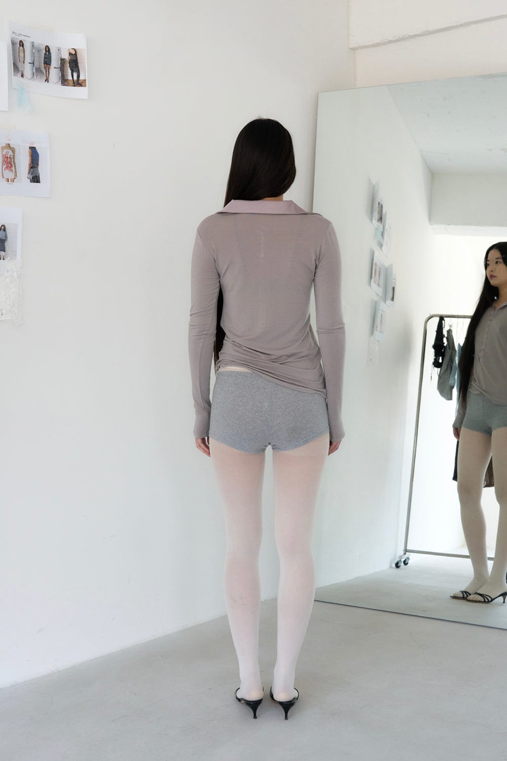 POLO JERSEY SHIRTS (DARKISH LILAC)-Lalameemee-APOC STORE