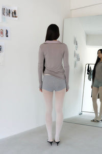 POLO JERSEY SHIRTS (DARKISH LILAC)-Lalameemee-APOC STORE