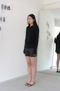POLO JERSEY SHIRTS (BLACK)-Lalameemee-APOC STORE