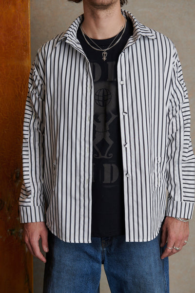 Placket Shirt - Stripe-Karlaidlaw-APOC STORE