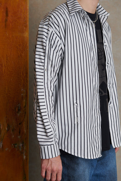 Placket Shirt - Stripe-Karlaidlaw-APOC STORE