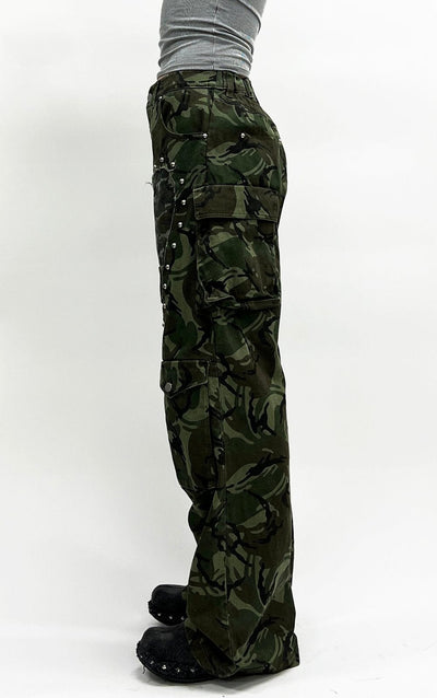 heart cargo pants camo-Nibgnus-APOC STORE