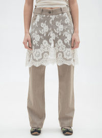 LACES SKIRT TROUSERS-GARBAGE CORE-APOC STORE
