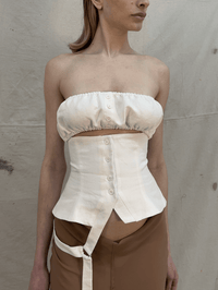 NESTED GIRDLE TOP-Elena Velez-APOC STORE