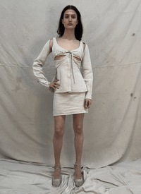 SINGLE STRAP MINI SKIRT-Elena Velez-APOC STORE