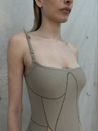 RIB KNIT JUMPSUIT-Elena Velez-APOC STORE