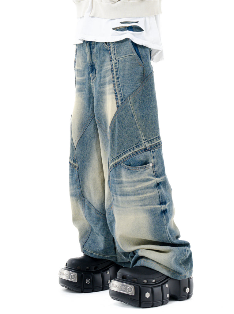 Surgery surgery painted clover jeans 'black denim' – APOC STORE
