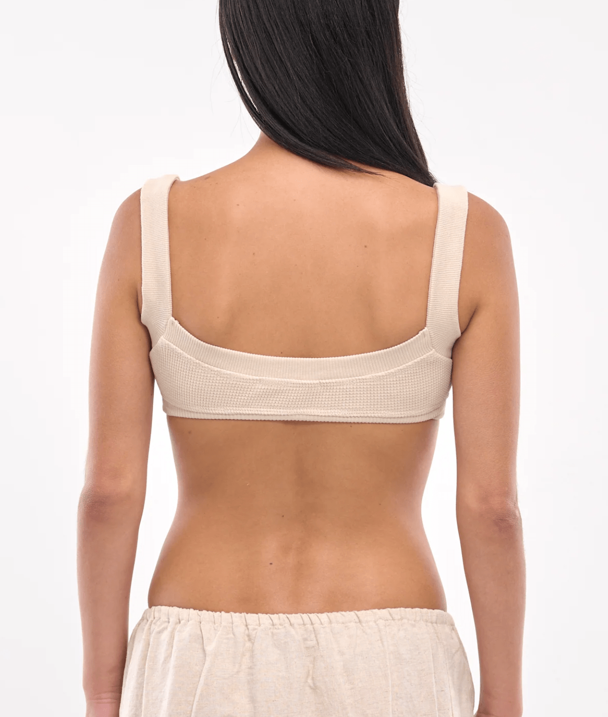 WAFFLE KNIT BRALETTE-Elena Velez-APOC STORE